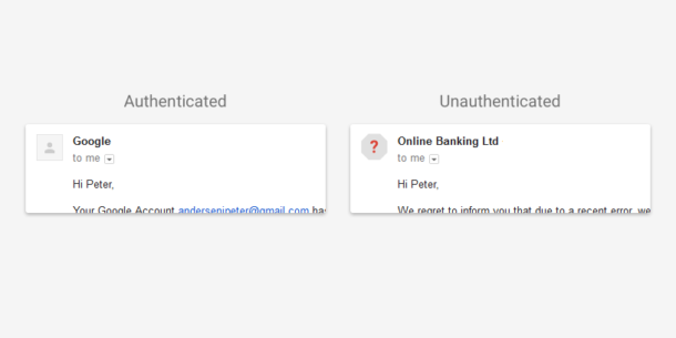 How Gmail displays sender images for authenticated domains