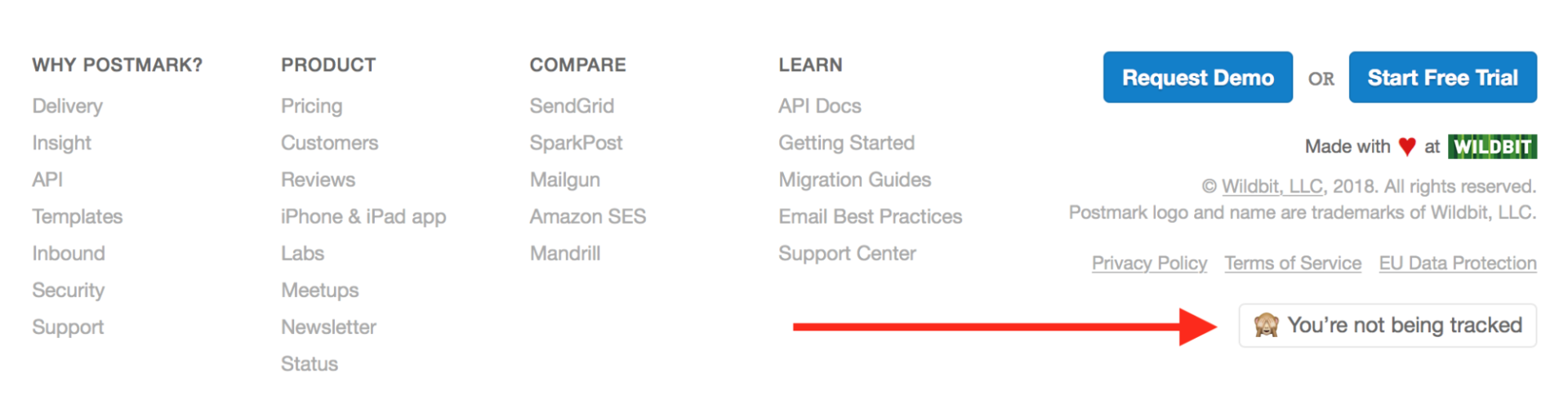 Enforcing user Do Not Track preferences on your website Postmark